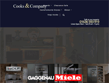 Tablet Screenshot of cooksandcompany.co.uk